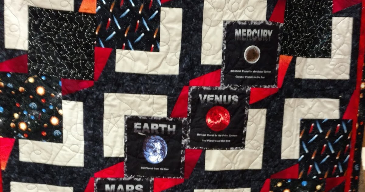 Making A Lather: planet quilt