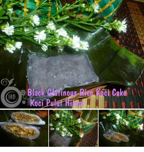 Black Glutinous Rice Koci Cake