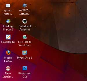 resize icon desktop windows 7