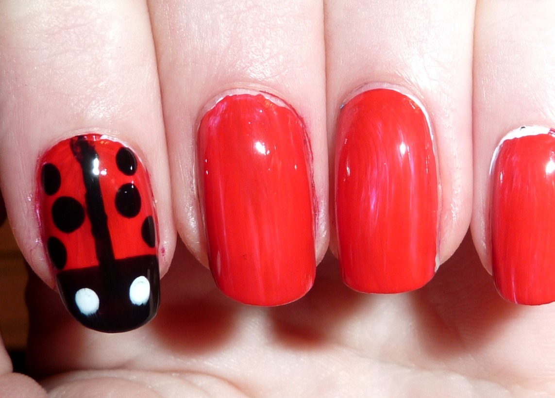 3. Ladybug Themed Nail Art in Parksville - wide 7