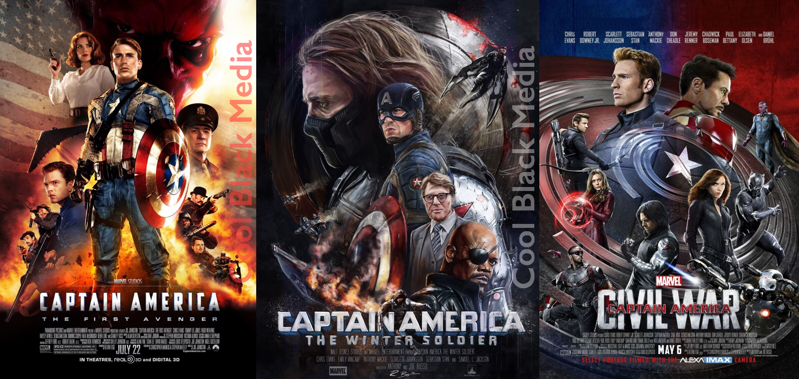 captain america trilogy poster에 대한 이미지 검색결과