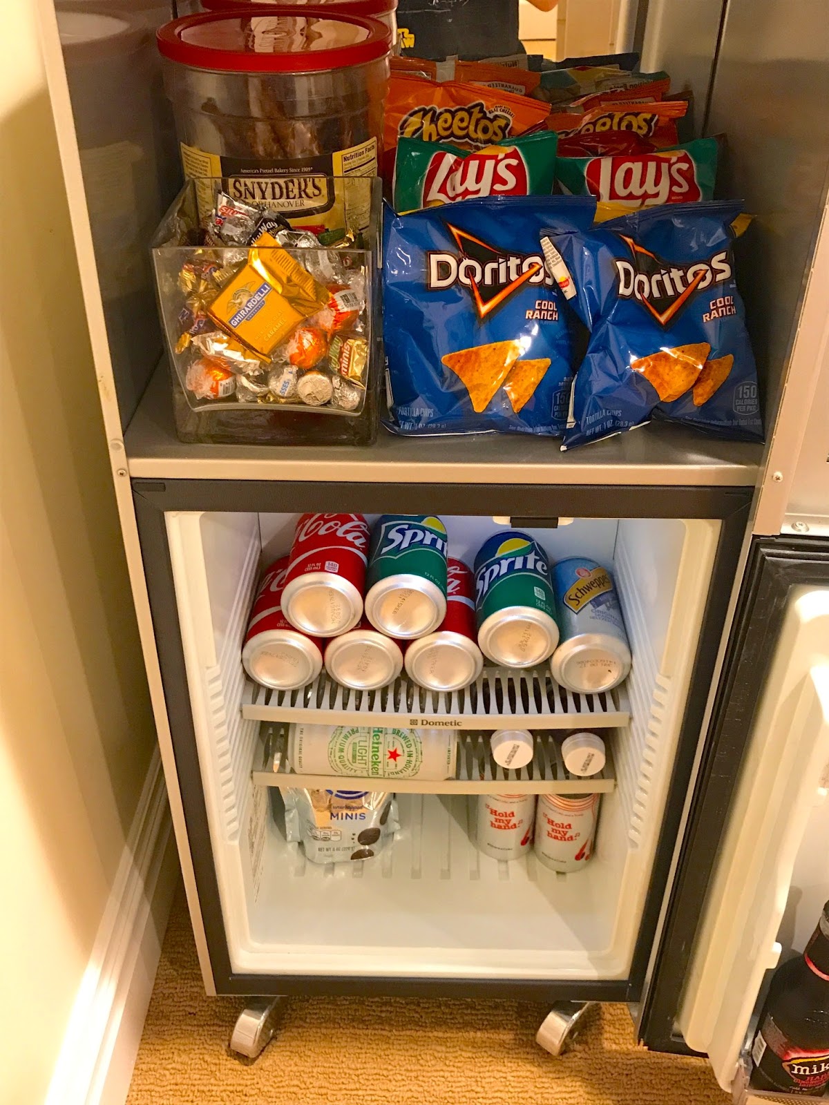 Lord Ashram's House of War The Fridge... snacks and drinks for all!