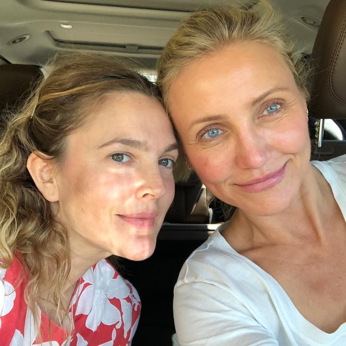 La foto "al natural" de Cameron Diaz y Drew Barrymore que se hizo viral