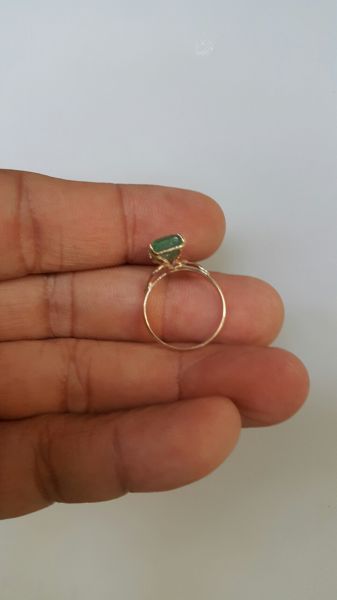 nhẫn vàng nữ đá emerald ngọc lục bảo nhẫn vàng nữ đá emerald ngọc lục bảo