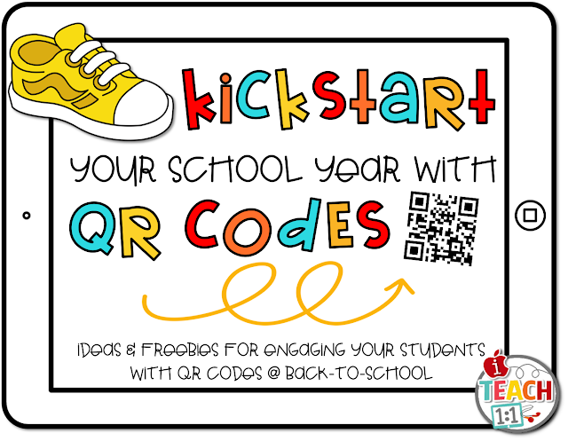 Kick-start Your School Year With QR Codes: Lots of ideas and freebies to engage your students with QR codes at back-to-school Kick-start Your School Year With QR Codes: Lots of ideas and freebies to engage your students with QR codes at back-to-school