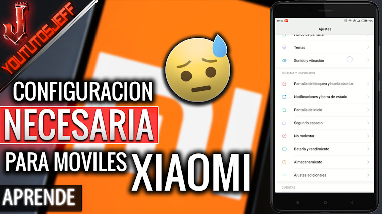 Configuración necesaria para el Xiaomi