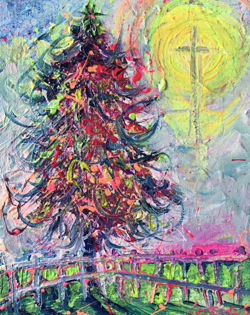 Leoma Lovegrove's Everyday Art Adventure The Christmas tree lot was