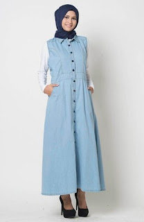 Gamis Jeans Casual Muslim Desain Terbaik Edisi Terbaru Gamis Jeans Casual Muslim Desain Terbaik Edisi Terbaru