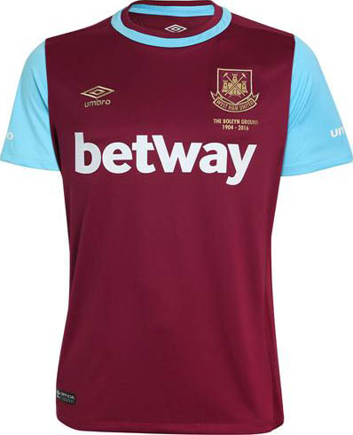 West ham United 2014/15/16 Football Shirt Name/Number Player size issue PS-Pro 