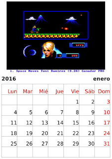 Calendario 2016 homenaje a los desarrolladores de Amstrad CPC