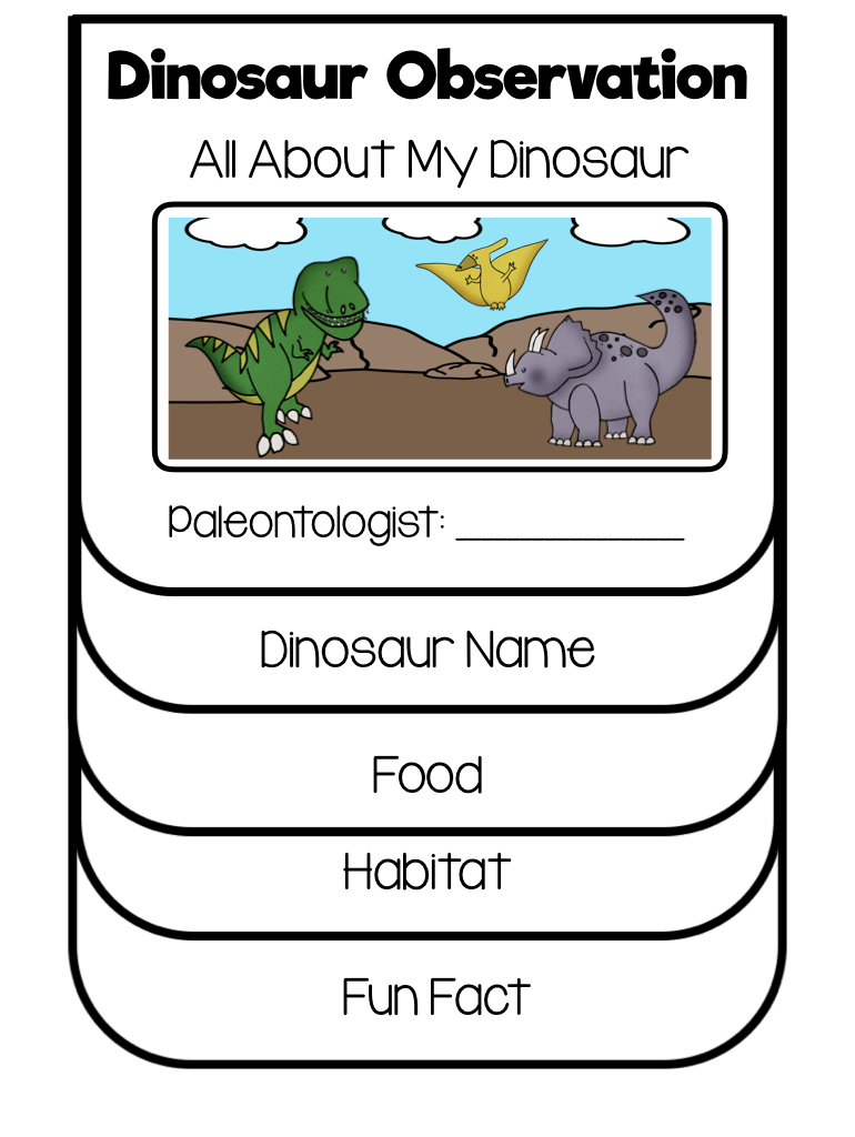 dinosaur science activities for elementary