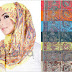 Hijab Warna Kuning Motif
