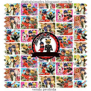 Prodigiosa Ladybug: Etiquetas para Candy Bar de Cumpleaños para Imprimir Gratis. Etiquetas de Prodigiosa Ladybug para imprimir gratis.