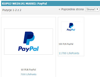 LifePointsPanel — nagrody / wypłaty. Minimum do wypłaty: 60 zł. LifePointsPanel — nagrody / wypłaty. Minimum do wypłaty: 60 zł.