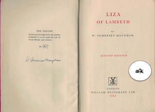 title page of Liza of Lambeth 1947