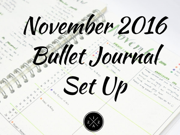 November 2016 Bullet Journal Set Up