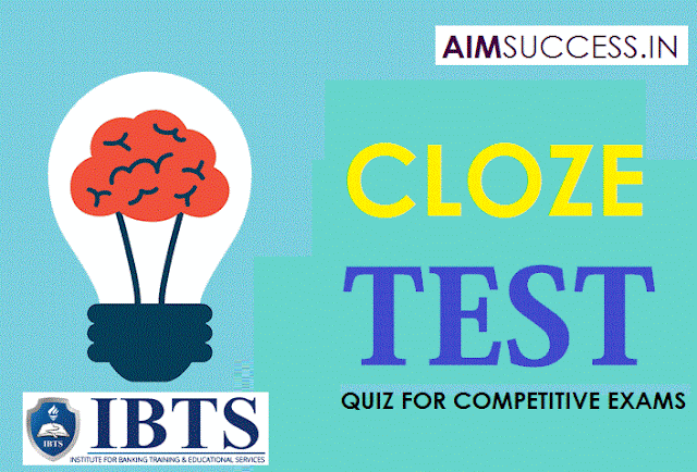 Cloze Test for SBI Clerk: 17 March 2018