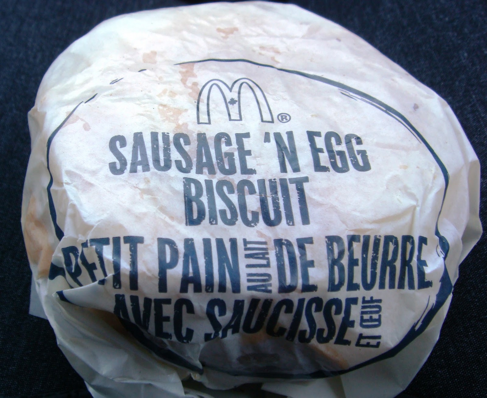 McDonald’s Buttermilk Biscuit with Sausage Neurotic Nibbler