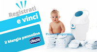 Vinci gratis 10 Mangia pannolini Chicco Logo Vinci gratis 10 Mangia pannolini Chicco
