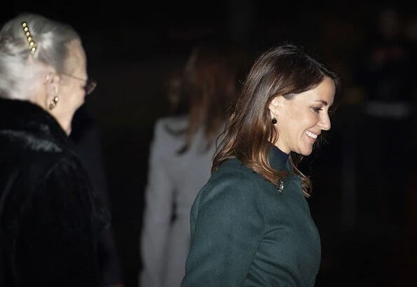 Crown Princess Mary in Massimo Dutti cashmere coat. Princess Marie wore a new Hugo Boss coat. Princess Isabella and Princess Josephine