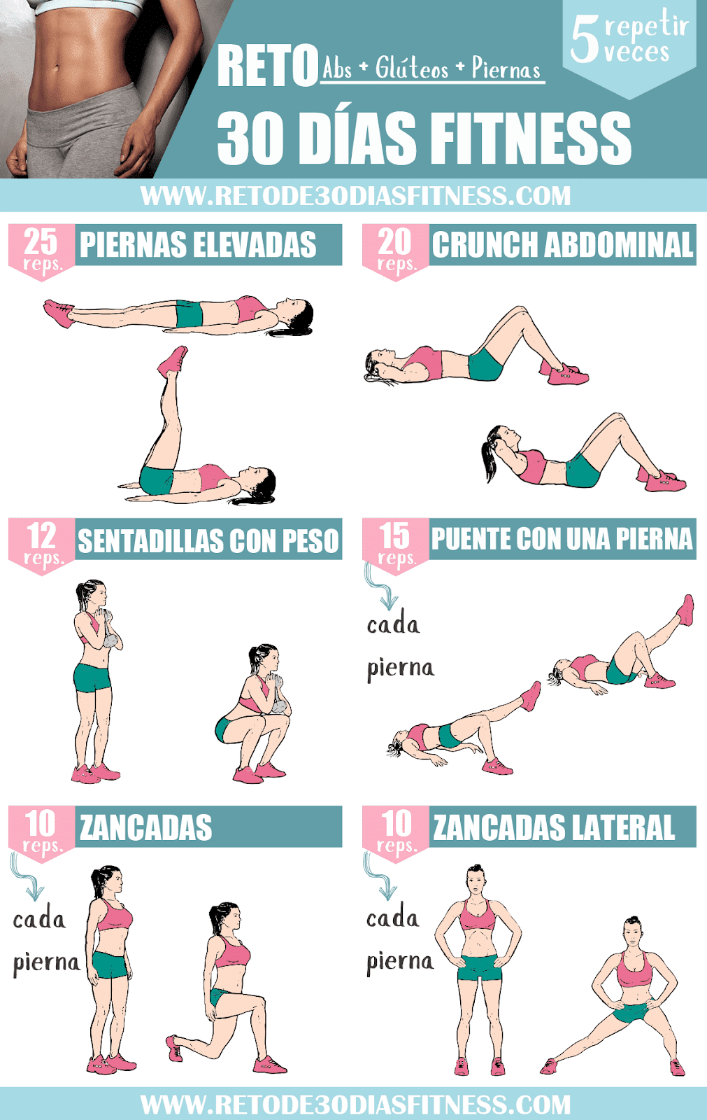 Abdominales Ejercicios Para Gluteos Y Piernas Mujeres Elevaciones