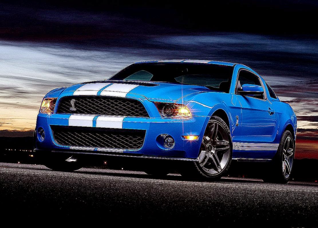 Ford Mustang Shelby Gt500 Blue