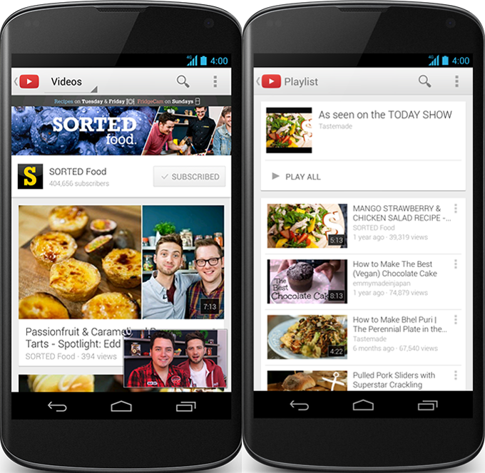 Youtube 2014 Android. Ютуб картинка в картинке андроид. Youtube update. Интерфейс ютуба Android.