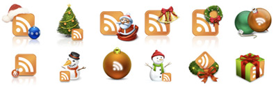 christmas 50+ Free RSS Feed Vector Icons Download