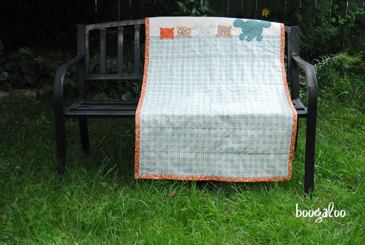 boogaloo a blanket for baby Dylan