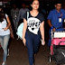 Parineeti Chopra Without Make Up Face Photos In Blue Top