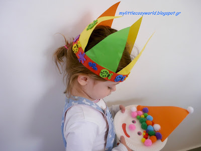 Πολύχρωμα αποκριάτικα καπέλα