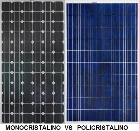 Puñalada Posibilidades intersección Paneles solares fotovoltaicos monocristalinos o policristalinos. ¿Sabemos  cuál comprar? - Energías renovables y limpias: solar, eólica, geotérmica,  hidráulica, mareomotriz,...