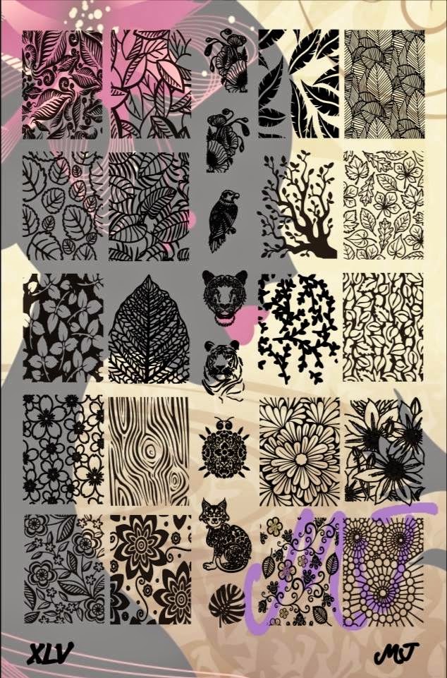 Lacquer Lockdown - MyOnline Shop, new stamping plates 2015, new nail art stamping plates, 2015, nail art stamping, nail art stamping blog, stamping, nail art, diy nail art, cute nail art idea, cool image plats, pop culture image plates, bears, nature, flowers, floral, cats, daisies, wood, leaves