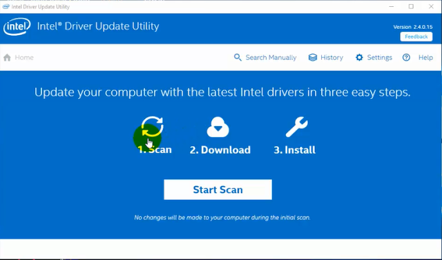 تحميل وتثبيت وشرح برنامج IntelR Driver Update Utility آخر إصدار 