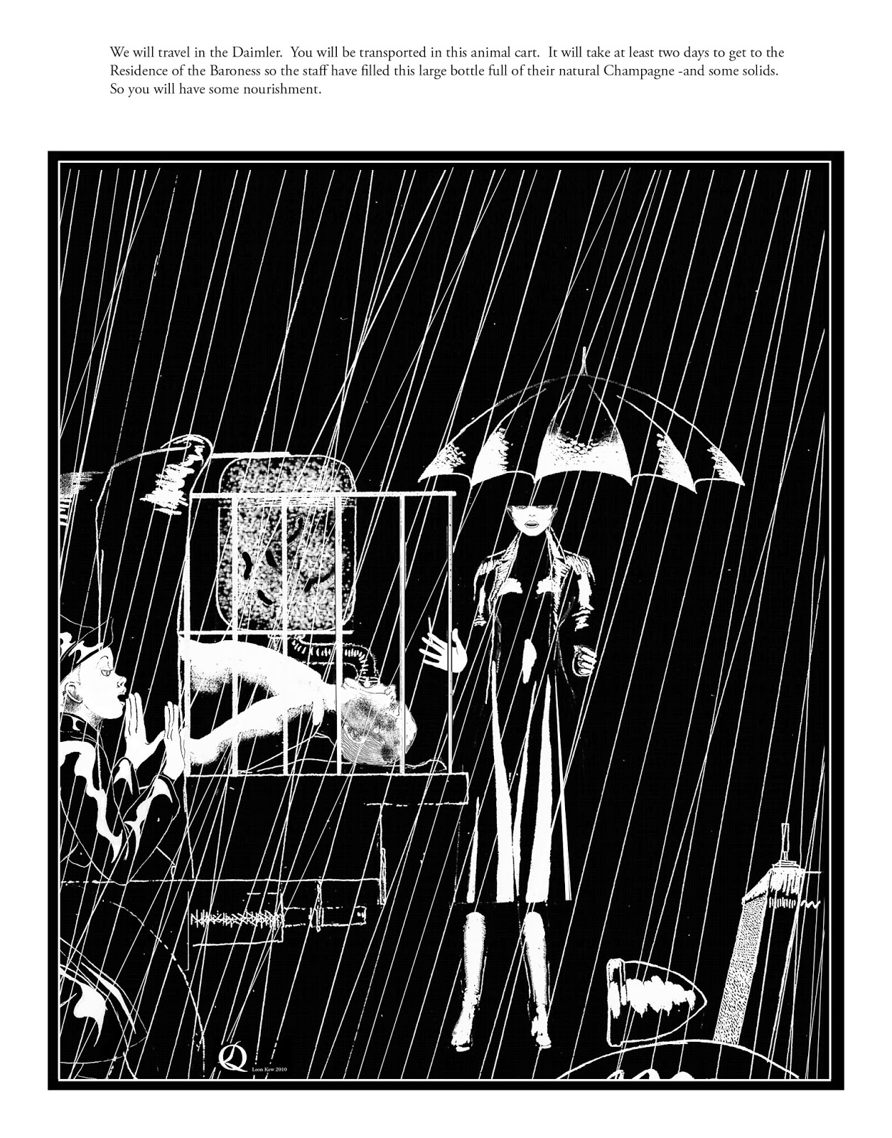 Femdom pen and ink drawings