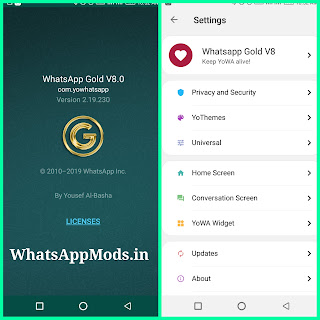 YoWhatsApp Gold v8.0