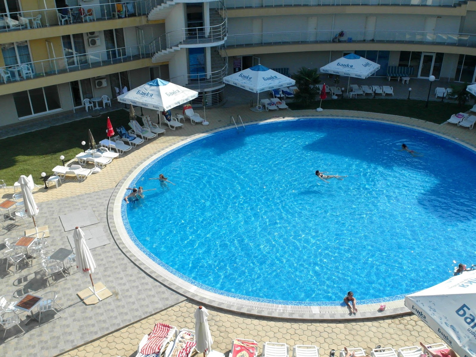 Hotelový bazén Hotelový bazén Bay View Tsarevo