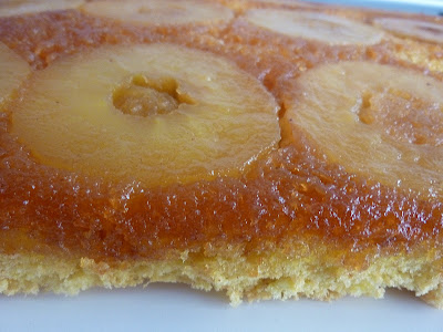 Up-side-down apple cake