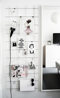grille métal pour moodboard Hello via Nat et nature