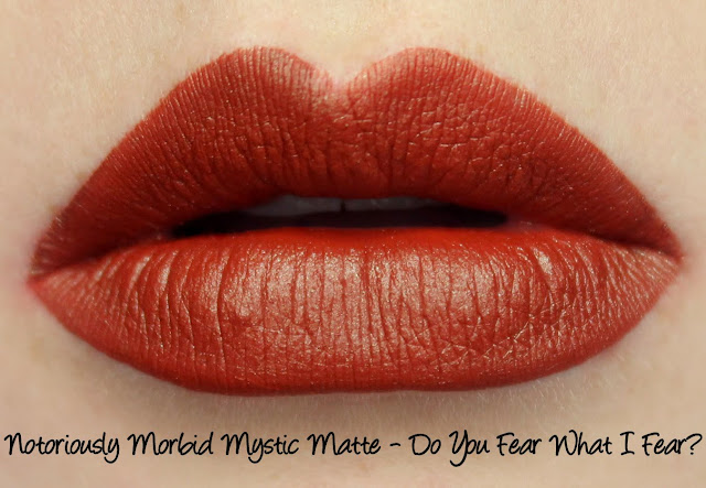 Notoriously Morbid Mystic Matte - Do You Fear What I Fear? Swatches and Review