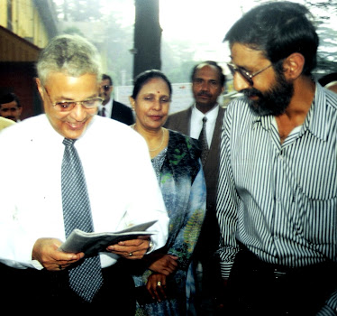 Rajen Todariya with Ex President of Fiji Mahendra Chowdhry