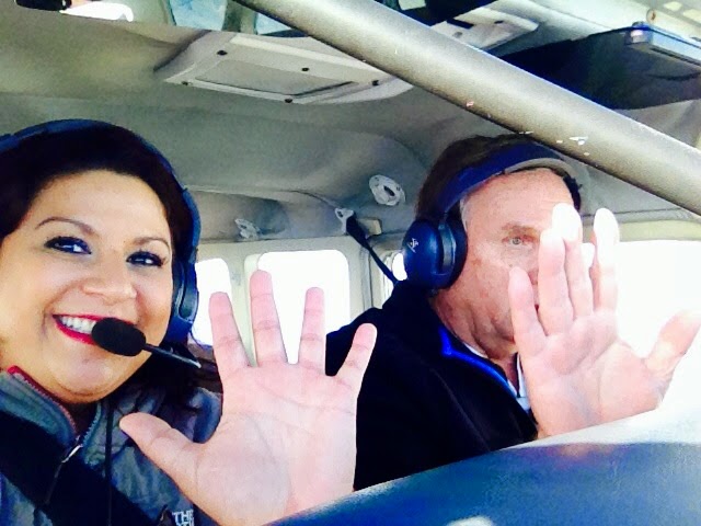Flying with my "kindred spirit", Larry.