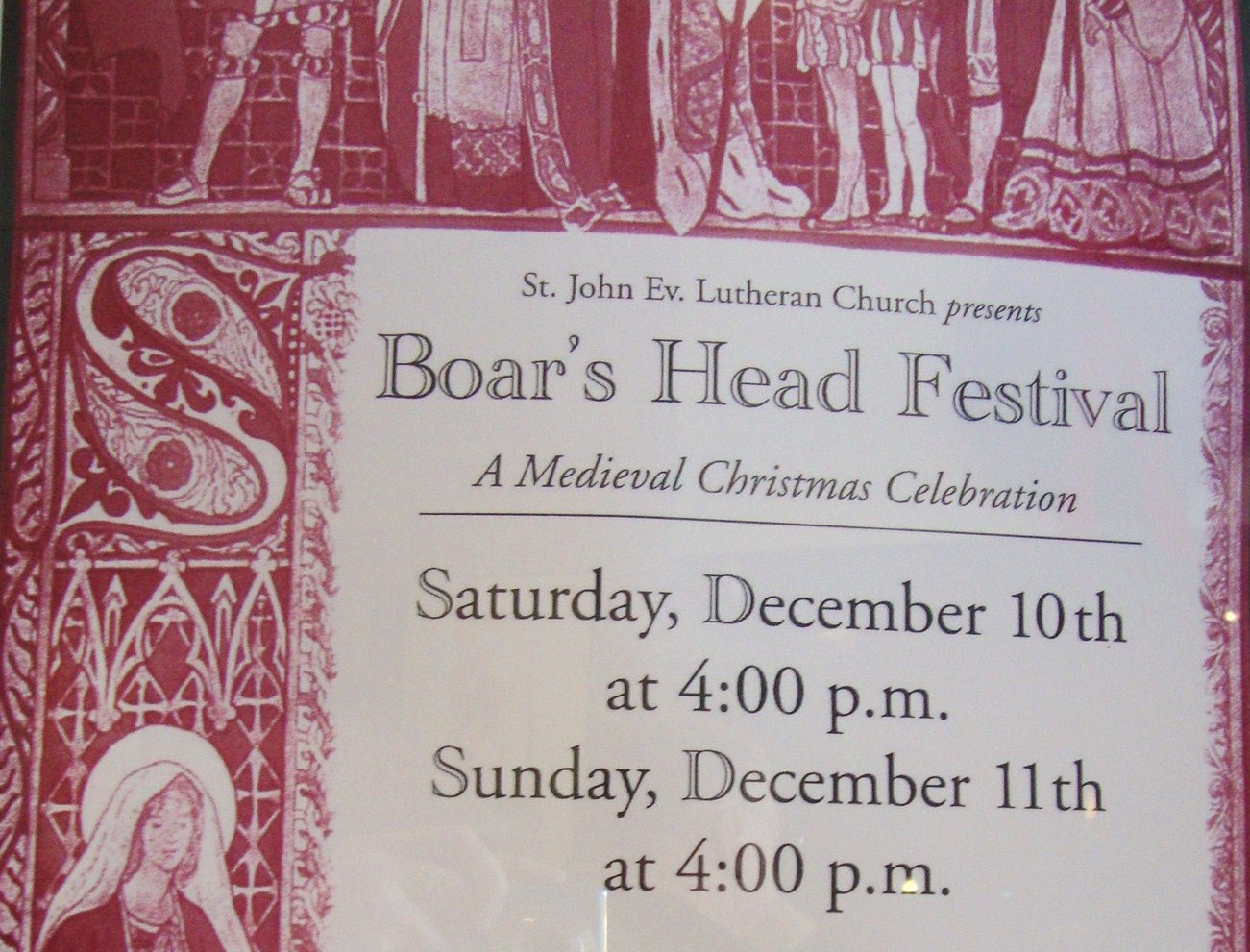 Shabby Tea Party Boar's Head Festival..........