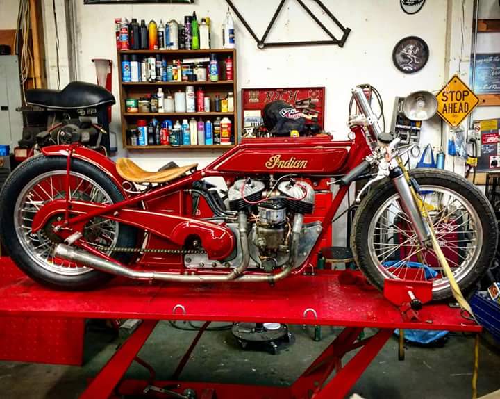 Rick Diculous Indian With 741 Scout Engine Ready For Bonneville Lapak Motor Bekas Motkas