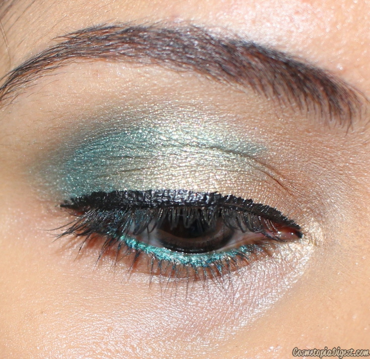 How To Work With Eyeshadow Crayons Teal Eye Makeup Look Cosmetopia