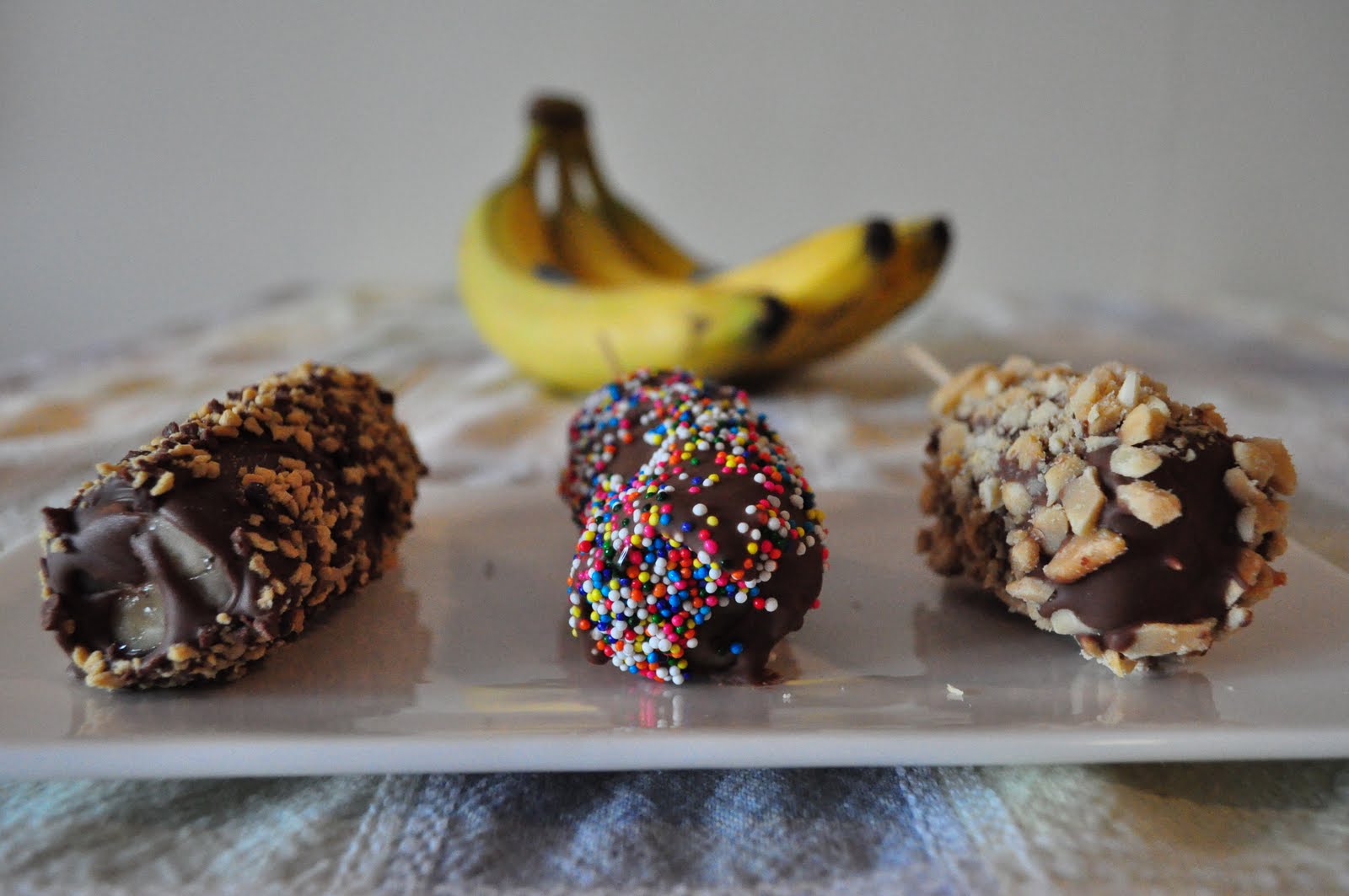 My Tiny Oven Chocolate Dipped Frozen Bananas