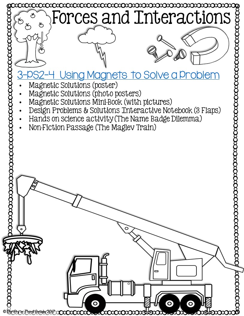 3rd Grade Forces and Interactions NGSS | Thrifty in Third Grade