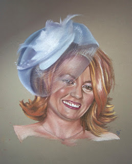 Retrato a pastel. Eva Carballares Retrato a pastel