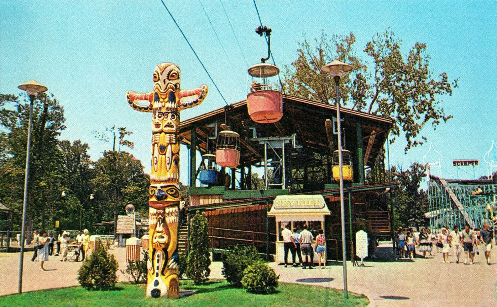 Brady's Bunch of Lorain County Nostalgia: 1964 Cedar Point Sky Ride 8mm