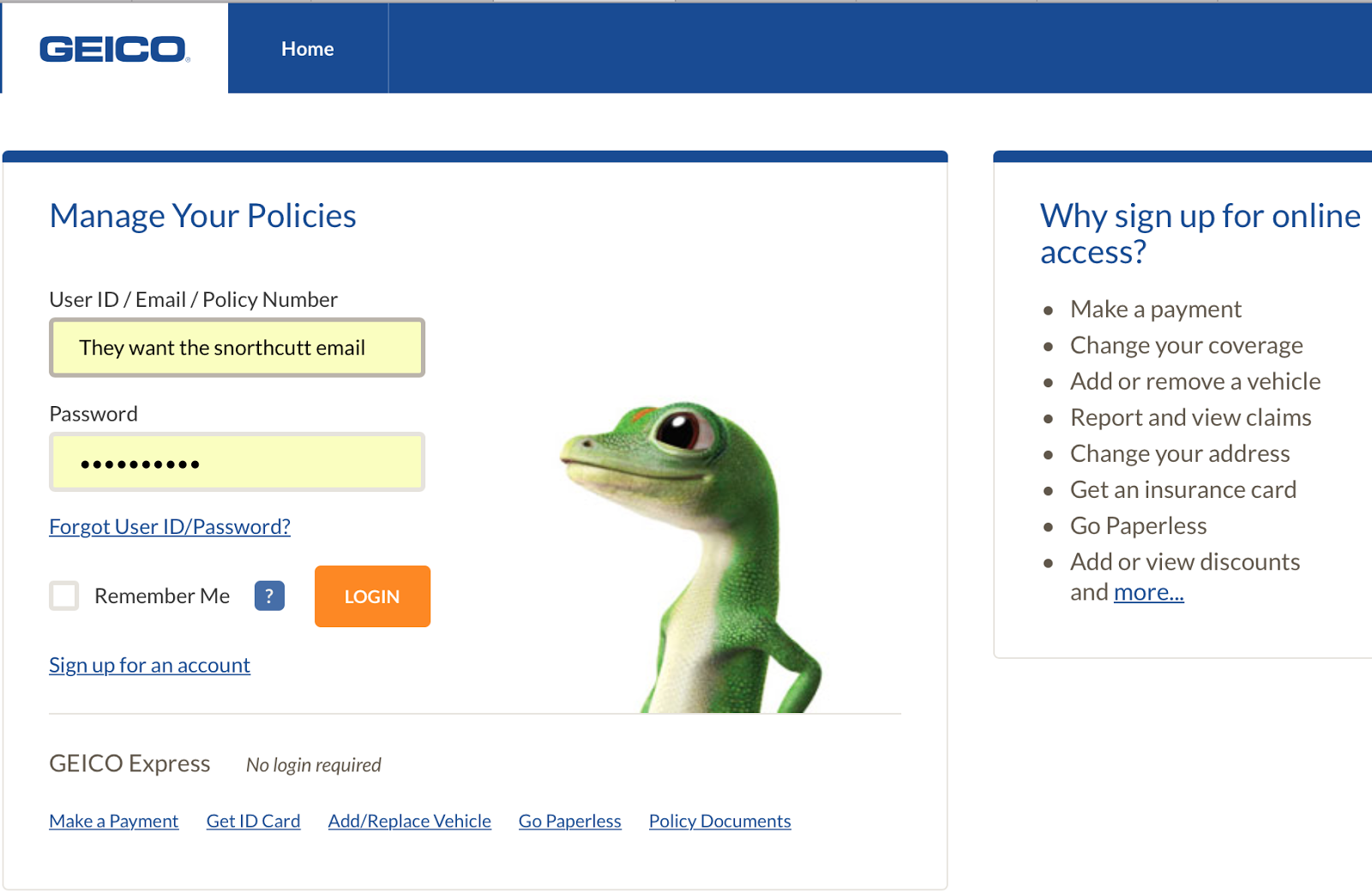 Information Warfare Perception Management: GEICO automated billing Information Warfare Perception Management: GEICO automated billing